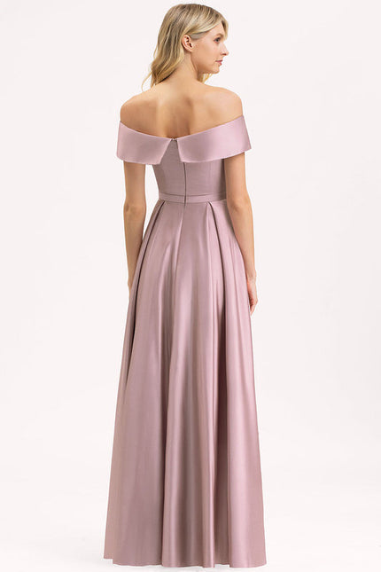 Robe Longue Demoiselle D'Honneur Vert Sauge - gallery 5