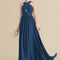 Robe Demoiselle D'Honneur Élégance Aquatique