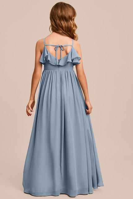 Robe Demoiselle D'Honneur Verte Éthérée - gallery 5