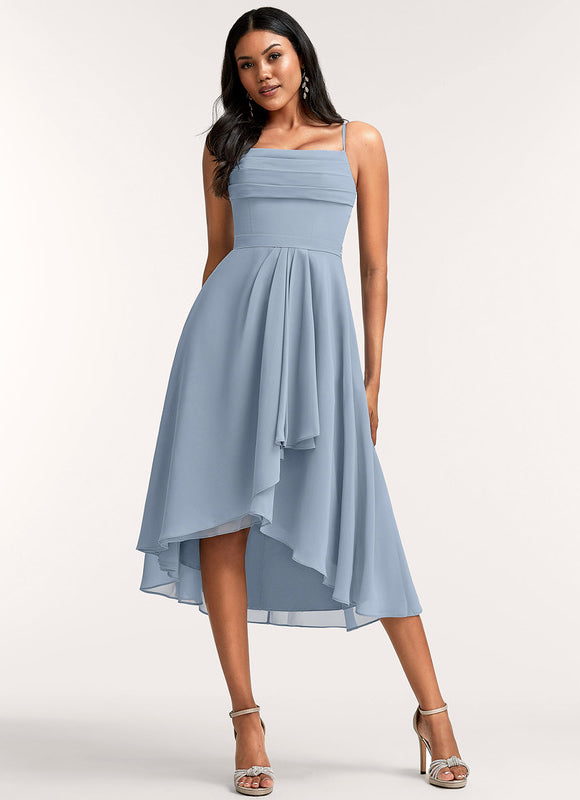 Robe Demoiselle D'Honneur Fluide Ciel Doux - gallery 3