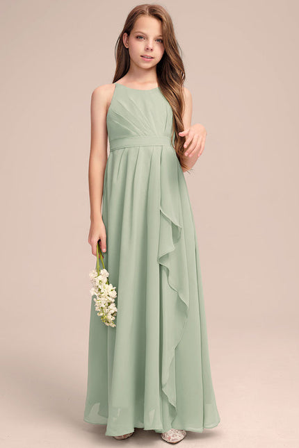 Robe Demoiselle D'Honneur Volante Prune - gallery 1