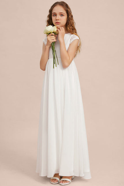 Robe Demoiselle D'Honneur Élégante Enfantine - gallery 3