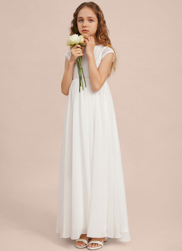 Robe Demoiselle D'Honneur Élégante Enfantine - gallery 3