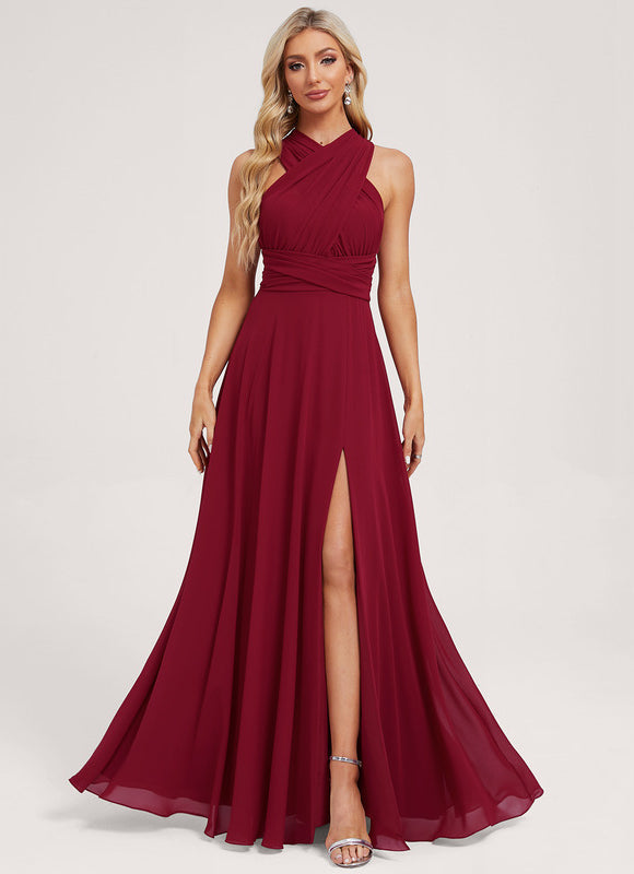 Robe Demoiselle D'Honneur Asymétrique - gallery 1