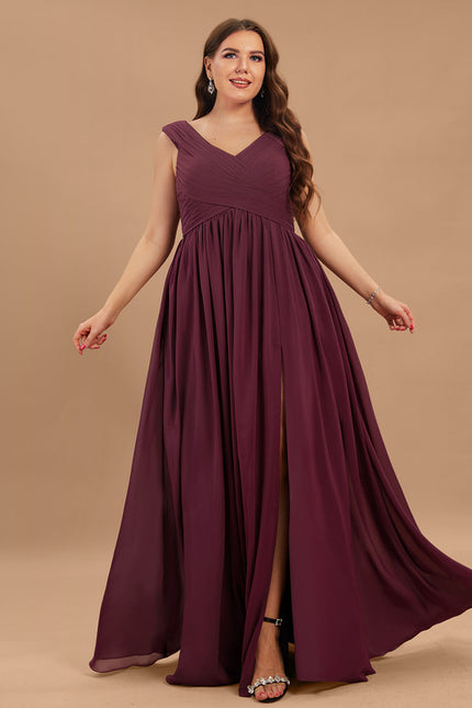 Robe Demoiselle D'Honneur Bordeaux Chic - gallery 7