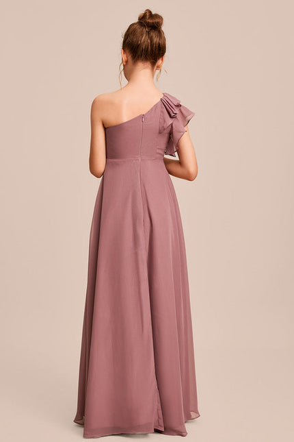 Robe Demoiselle D'Honneur Vert Poudré Élégant - gallery 7