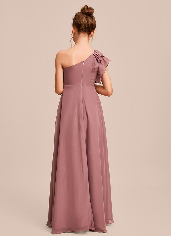 Robe Demoiselle D'Honneur Vert Poudré Élégant - gallery 7