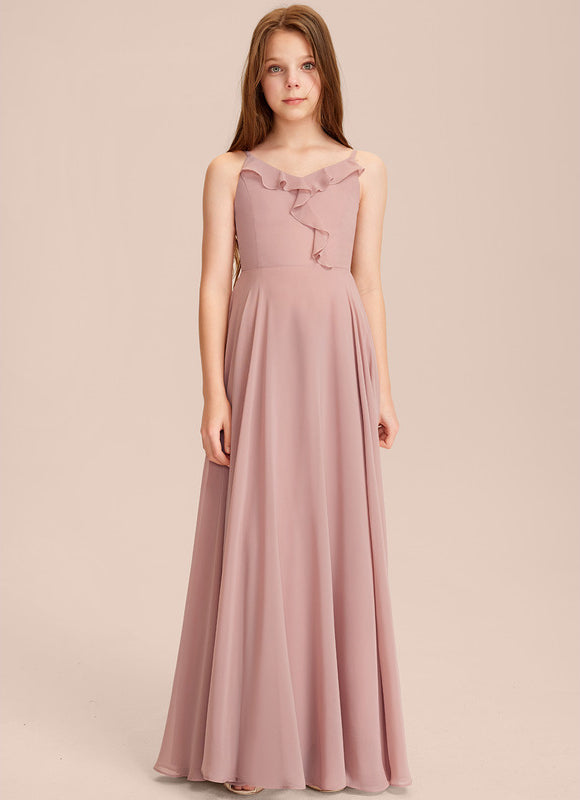 Robe Demoiselle D'Honneur Verte Éthérée - gallery 4