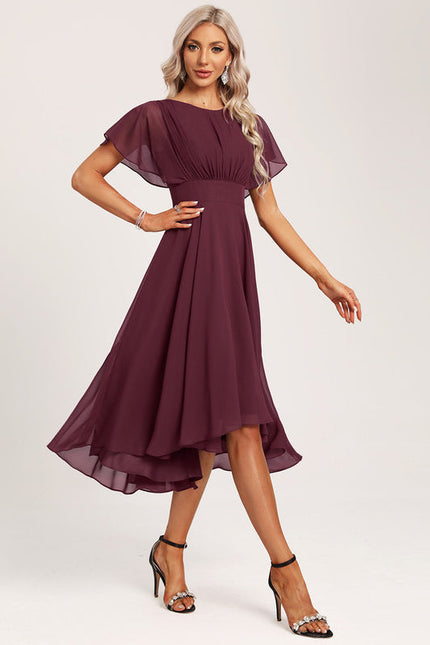 Robe Demoiselle D'Honneur Trapèze Fluidité Élégante - gallery 5