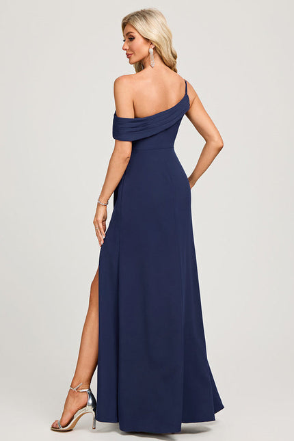 Robe Demoiselle D'Honneur Fluide Marine - gallery 4