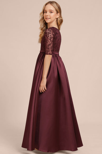 Robe Demoiselle D'Honneur Dentelle Longue - gallery 1