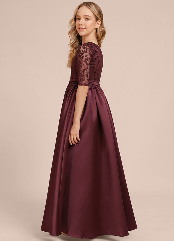 Robe Demoiselle D'Honneur Dentelle Longue - gallery 1