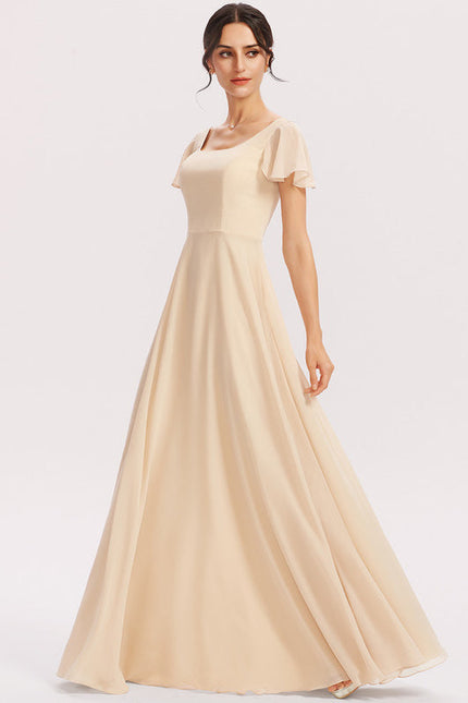 Robe Demoiselle D'Honneur Fluide Mint