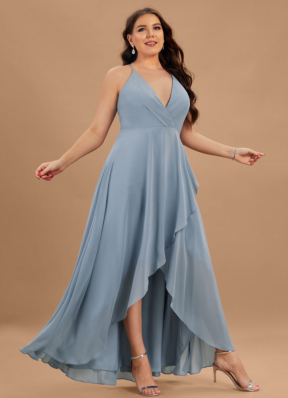 Robe Demoiselle D'Honneur Mousseline Aérienne - gallery 7