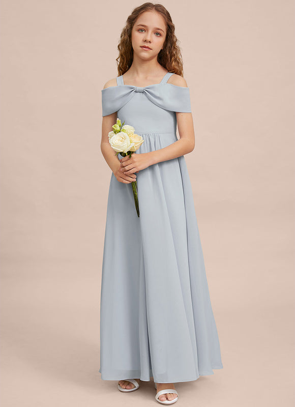 Robe Demoiselle D'Honneur Flottante Cerise - gallery 4