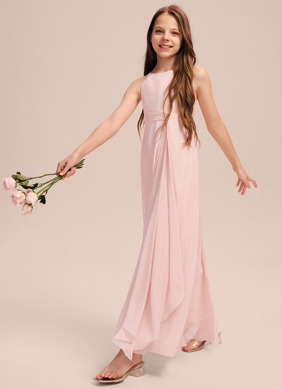 Robe Demoiselle D'Honneur Flottante Prune - gallery 4