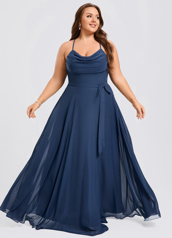 Robe Demoiselle D'Honneur Col V Fluidité - gallery 8