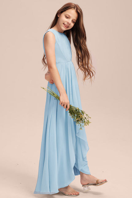 Robe Demoiselle D'Honneur Volante Prune - gallery 3