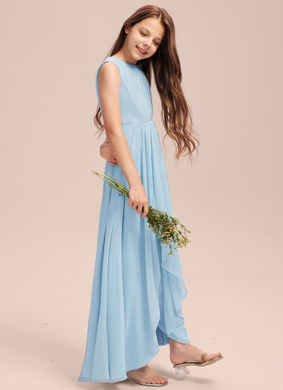 Robe Demoiselle D'Honneur Volante Prune - gallery 3