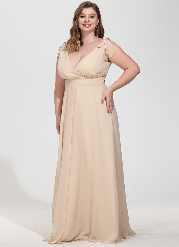 Robe Demoiselle D'Honneur Chiffon Élégante - gallery 9