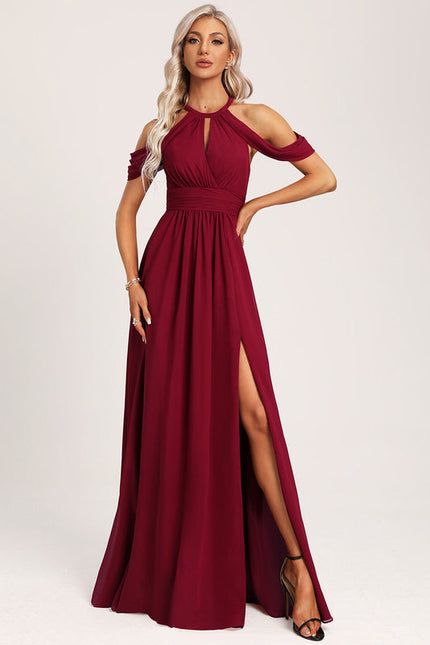 Robe Demoiselle D'Honneur Florale Légère - gallery 4