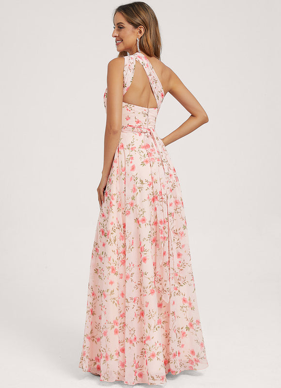 Robe Demoiselle D'Honneur Asymétrique - gallery 7