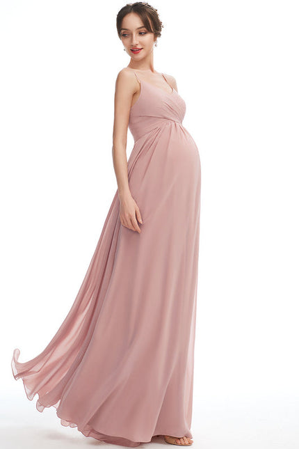 Robe Demoiselle D'Honneur Maternité Élégante - gallery 1
