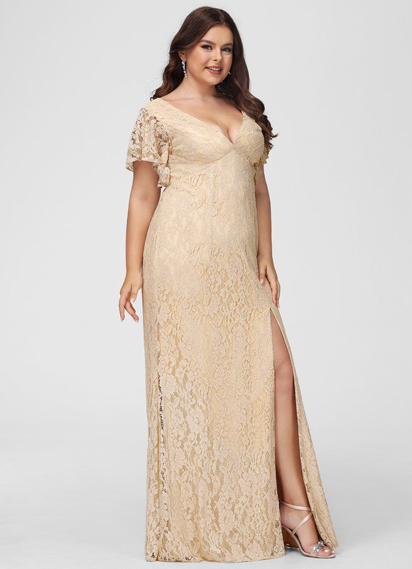 Robe Demoiselle D'Honneur Satinée Lavande - gallery 9