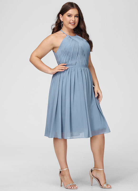 Robe Courte Demoiselle D'Honneur Femme - gallery 7