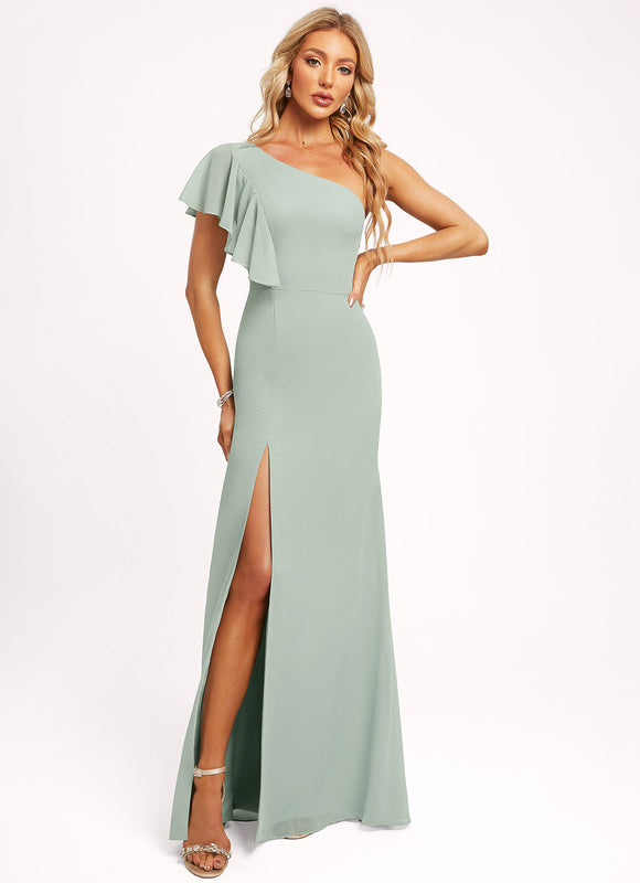 Robe Sirene Demoiselle D'Honneur Rose Pale