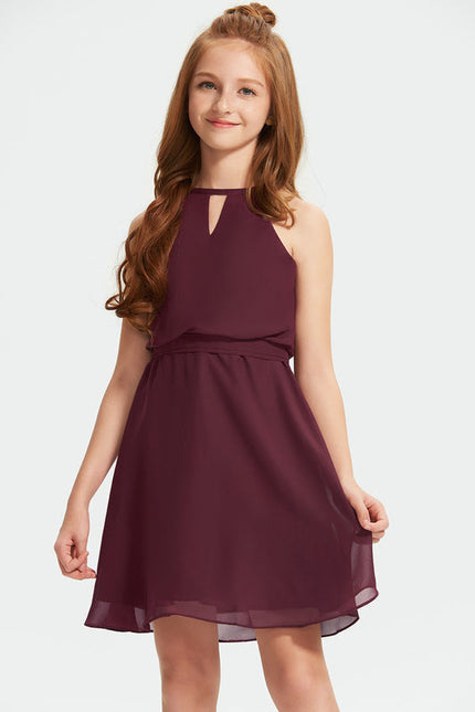 Robe Demoiselle D'Honneur Flou Menthe - gallery 3