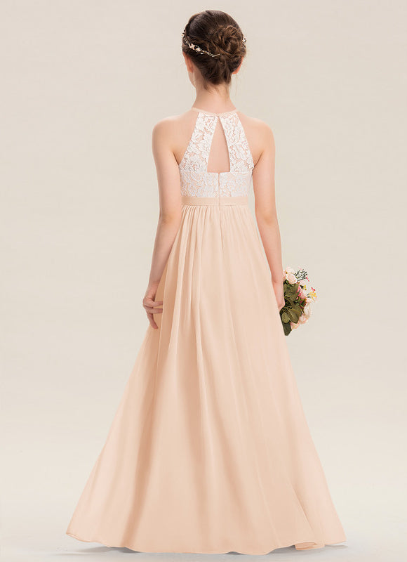 Robe Demoiselle D'Honneur Aérienne Rose - gallery 1