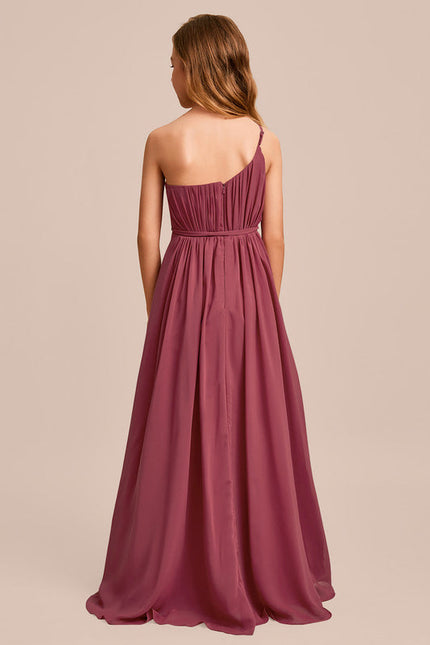 Robe Demoiselle D'Honneur Vert Poudré Élégant - gallery 7