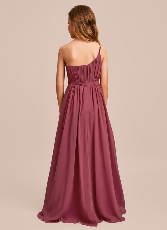 Robe Demoiselle D'Honneur Vert Poudré Élégant - gallery 7