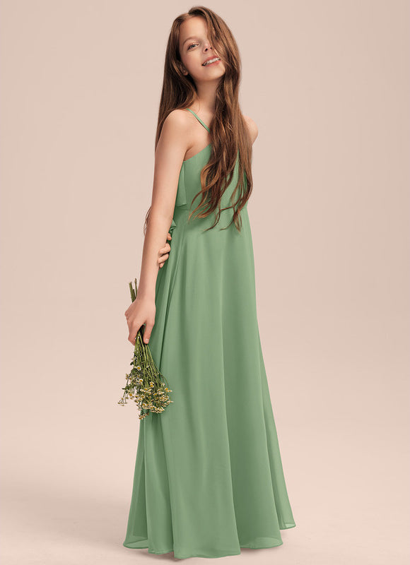 Robe Demoiselle D'Honneur Longue Élégante - gallery 3