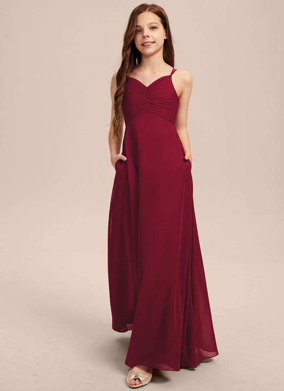 Robe Demoiselle D'Honneur Verte Éthérée - gallery 2