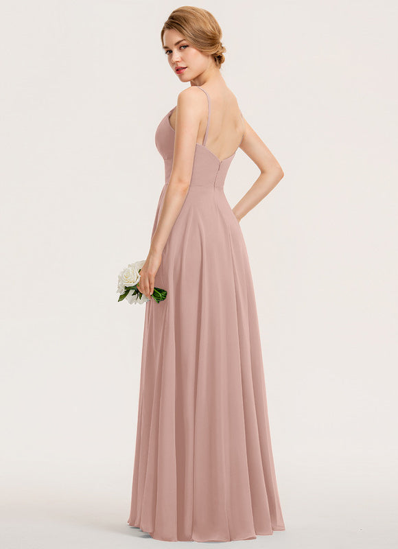 Robe Demoiselle D'Honneur Élégante Bordeaux - gallery 6