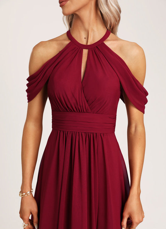 Robe Demoiselle D'Honneur Florale Légère - gallery 3