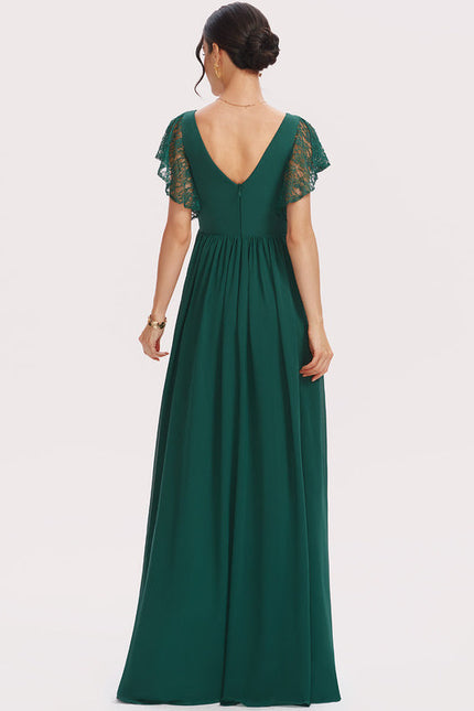 Robe Demoiselle D'Honneur Fluide Rose Pâle - gallery 3