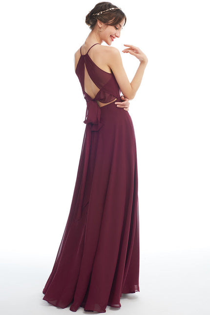 Robe Demoiselle D'Honneur Florale Légère - gallery 2