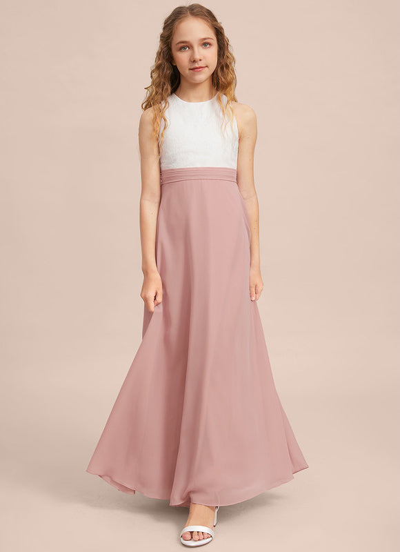 Robe Demoiselle D'Honneur Élégante Enfantine - gallery 1