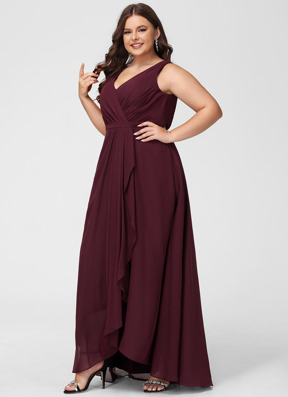 Robe Demoiselle D'Honneur Mousseline Aérienne - gallery 6