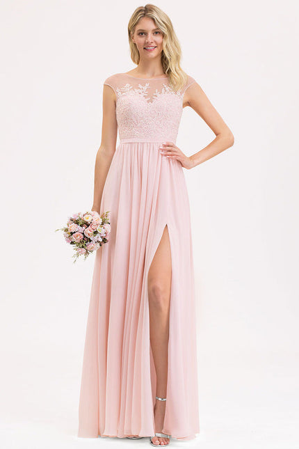 Robe Demoiselle D'Honneur Mousse Poudrée - gallery 2