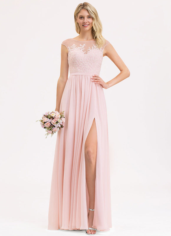 Robe Demoiselle D'Honneur Mousse Poudrée - gallery 2