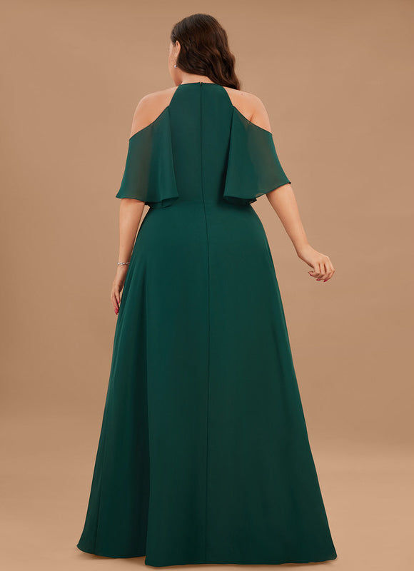 Robe Demoiselle D'Honneur Vert Canard - gallery 9