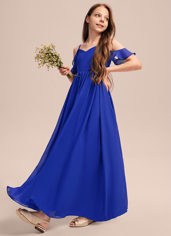 Robe Demoiselle D'Honneur Flottante Cerise - gallery 6