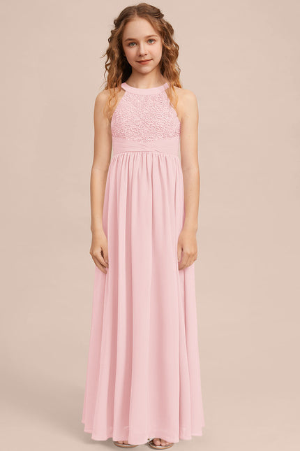 Robe Demoiselle D'Honneur Aérienne Rose - gallery 1