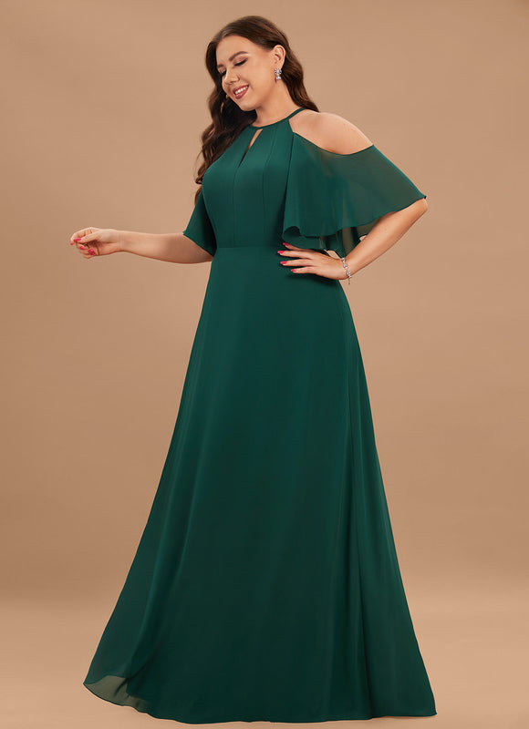 Robe Demoiselle D'Honneur Vert Canard - gallery 7