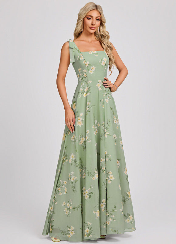 Robe Longue Pastel Demoiselle D'Honneur - gallery 1