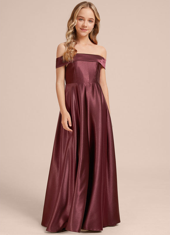 Robe Demoiselle D'Honneur Col Bardot - gallery 3